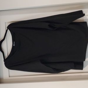 Off shoulder tunic, black, XL